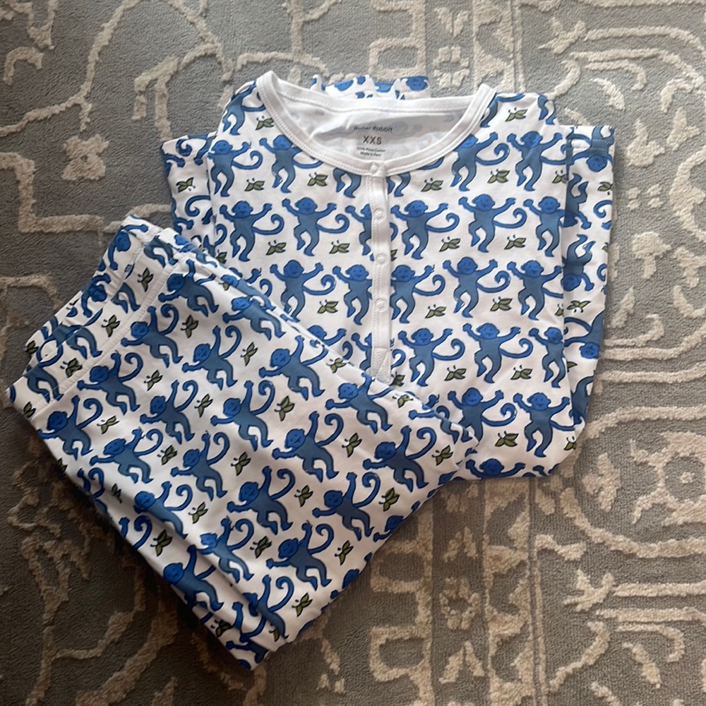 Roller rabbit long sleeve pajamas | out of stock online |